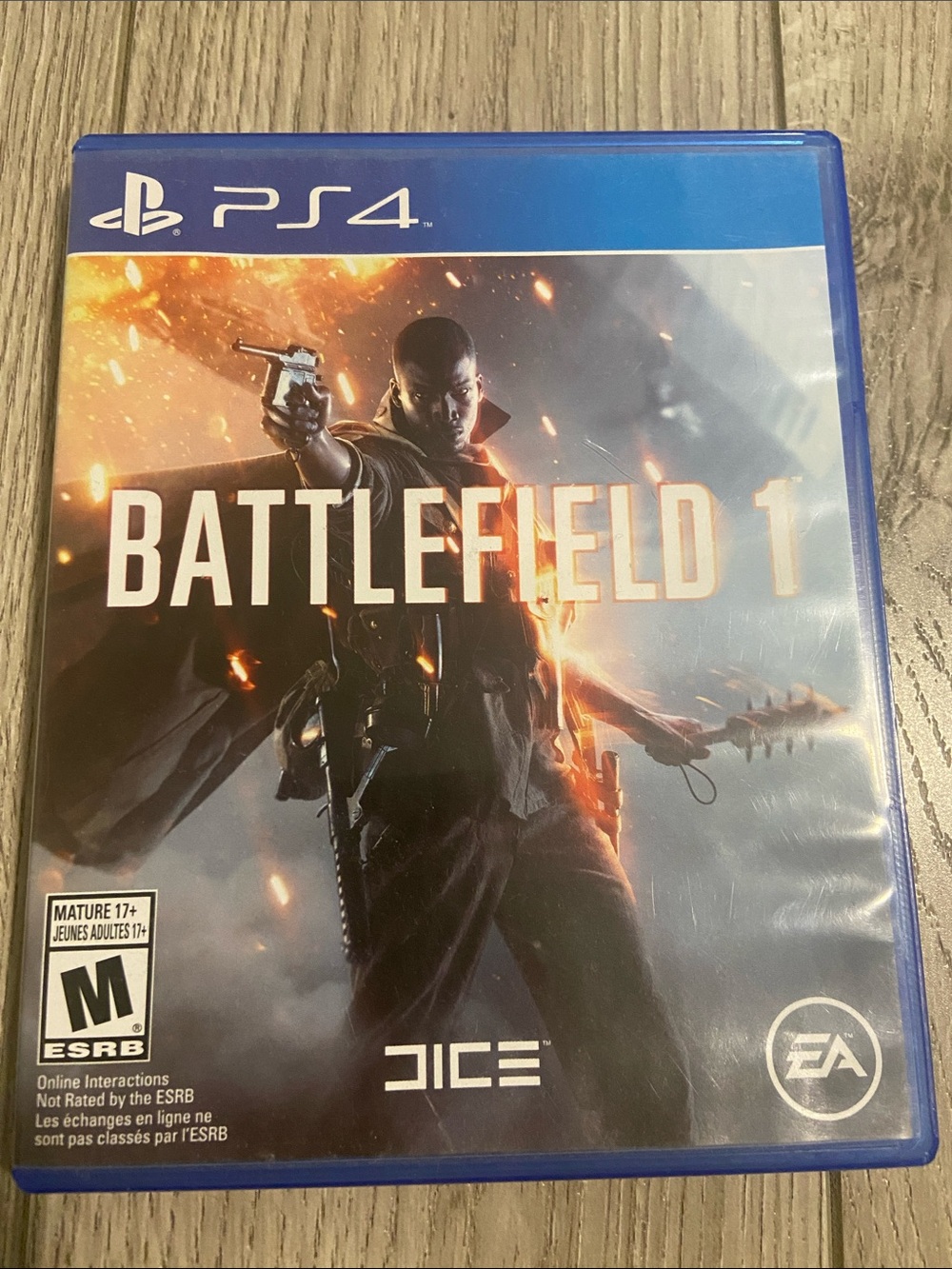 PS4 Battlefield 1 - Blue Case